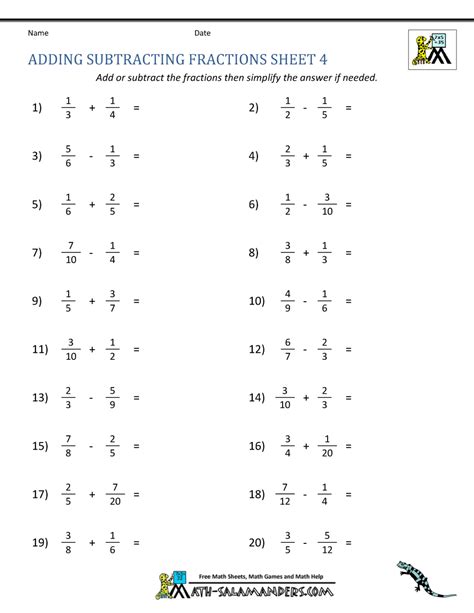Log In My Account sd. . Operations with fractions worksheet pdf kuta